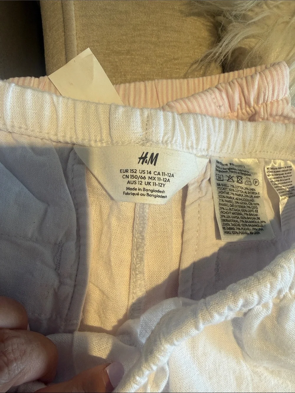 H&M Kids Matching Set - Light Pink & Navy
